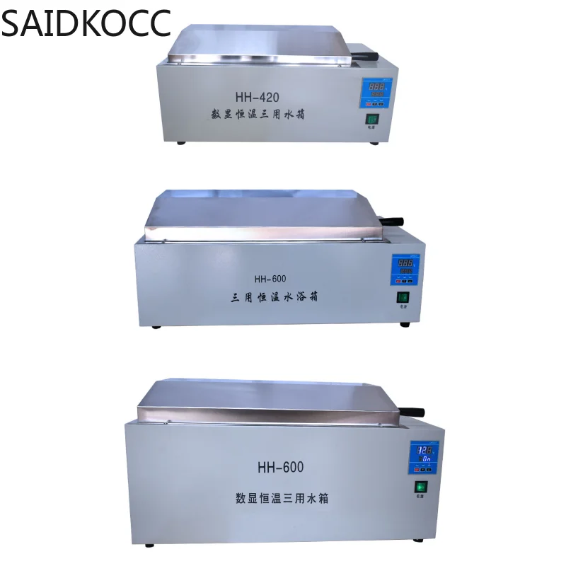 Electric digital display constant temperature water tank MINI HH-600 boiling disinfection Lab temperature control water bath pot