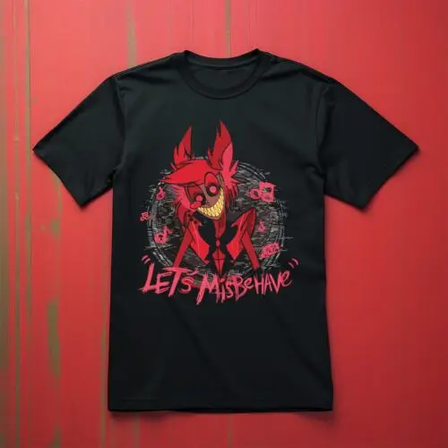 

Let's Misbehave alastor shirt adults anime tv show t-shirt Animated Musical Top