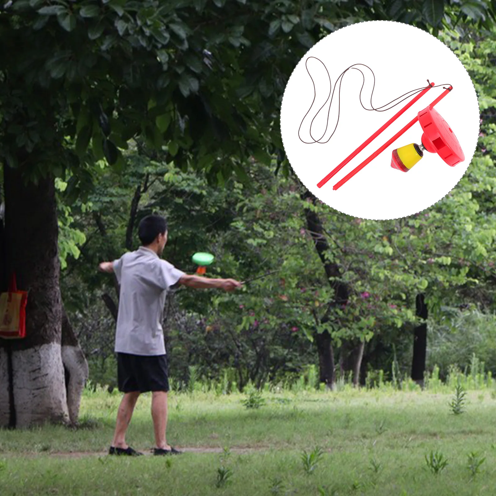 

Diabolo Outdoor Toys Ball Yoyo Juggling Trick Student Plastic Five Bearings Responsive Balls Chinese Kids Child Sticks Fun