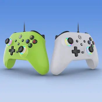 NE N5 Pro Windows PC Game Controller, Wired Game Controller with RGB LED, Hall Effect Gamepads for Steam/Nintendo Switch/OLED