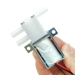 Mini válvula solenoide eléctrica, 2 posiciones, 3 vías, N/C, N/O, CC de 12V, Micro aire, válvula de Control de flujo de agua, dispensador de bricolaje, máquina de té y café