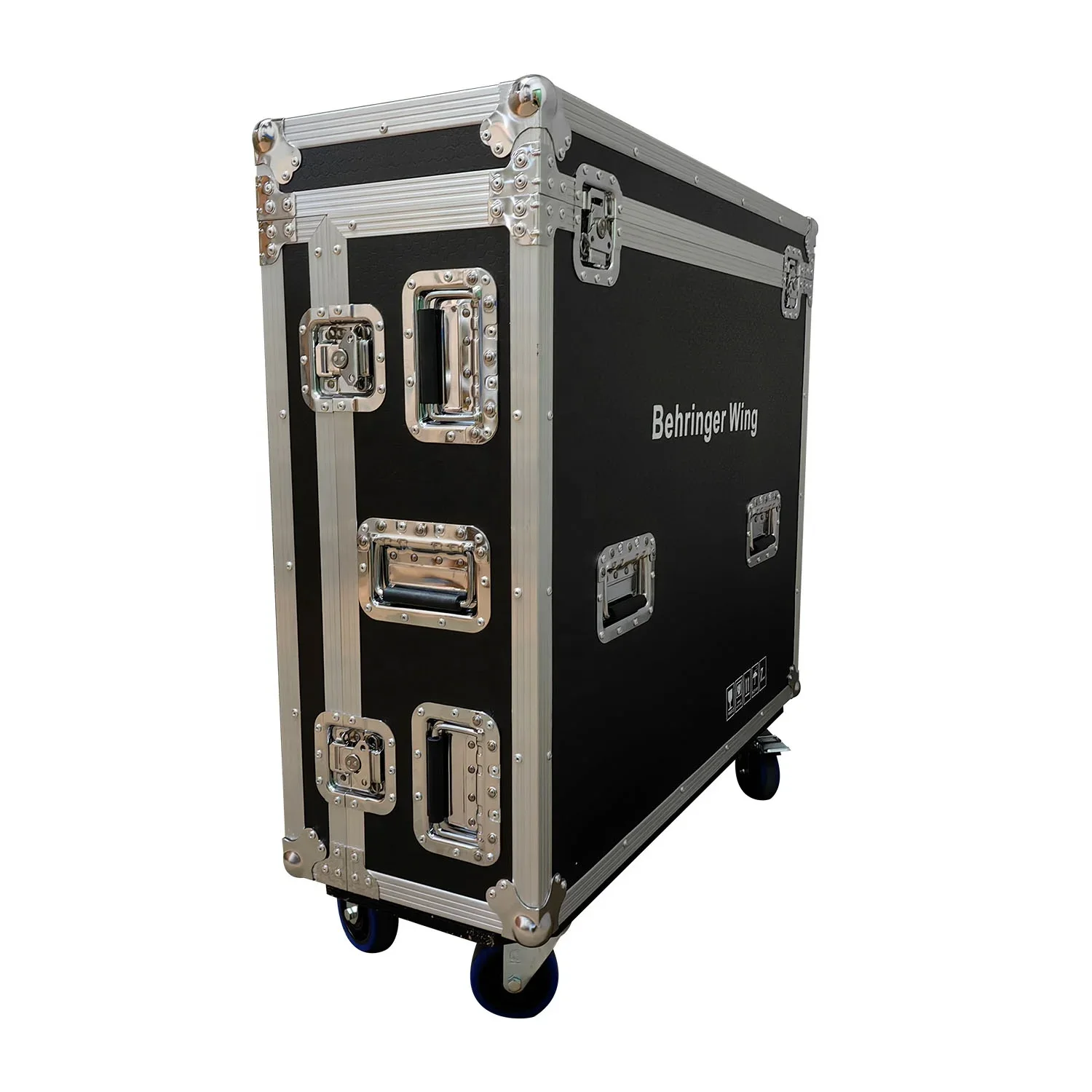 Customized Behringer Wing Flight Case Normal Version With Wheels Pa System Music Equipment Three-Open Flight Case Outdoor