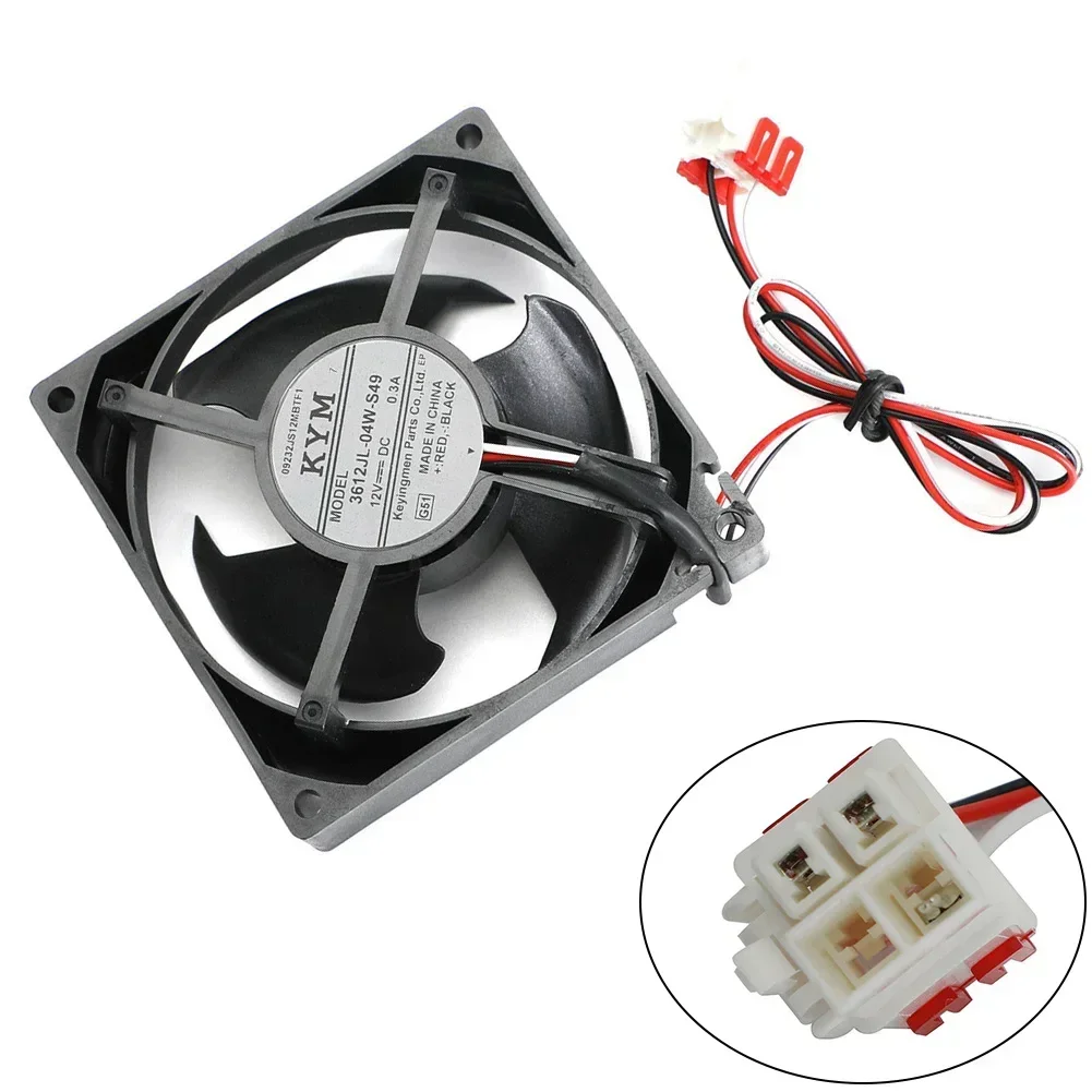 Conjunto de ventilador de motor rotativo para geladeira e freezer DC12V 0,3A para Samsung 3612JL-04W-S49 Cooler Fan NMB-MAT modelo 92mm