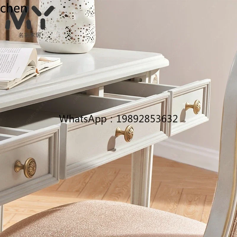 

7BGZrural simple desk and chair combination small apartment writing desk home desk
