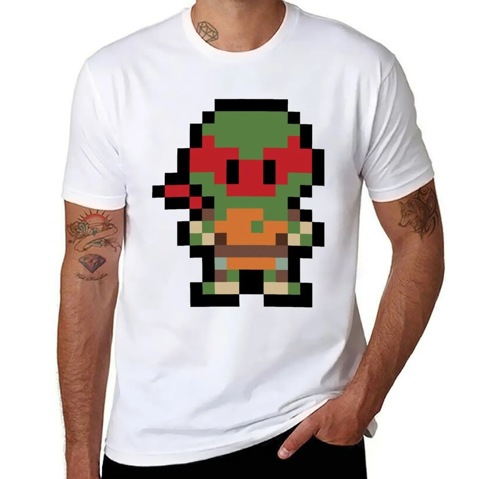 

Pixel Raphael T-Shirt t shirts with prints anime t shirts for man T-Shirt