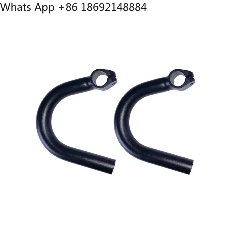 For Bicycle Deputy Handle for Mountain Bike Road Bike Modified Bend Handle Heightened Aluminum Alloy Handle
