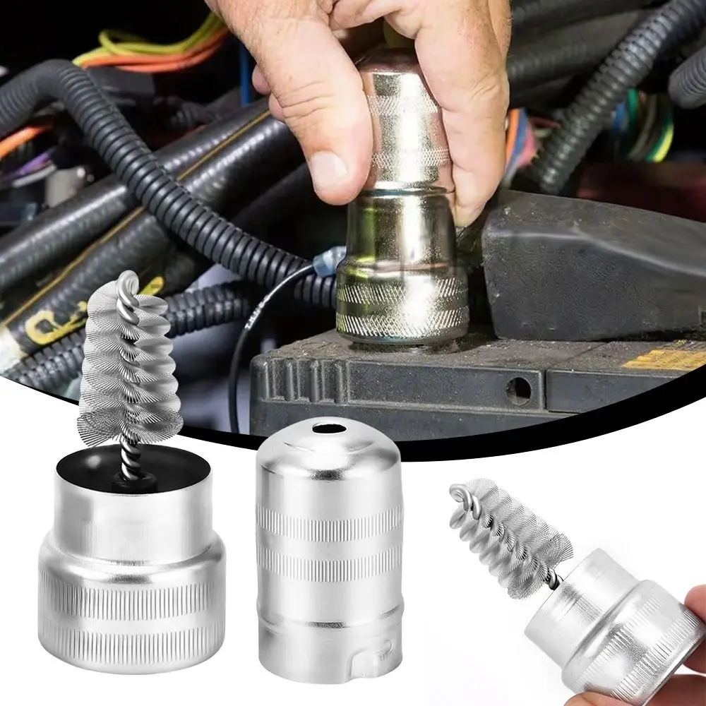 

Dirt Removal Battery Terminal Cleaner Corrosion Resistant Multi-functional Battery Cleaning Brush Durable Wire Brush Auto Repair