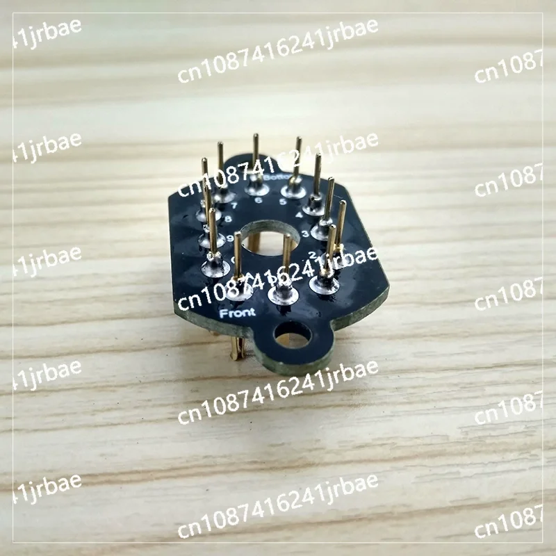 5PCS 12pin Ceramic Nixie Tube Holder Socket IN-12 Glow Tube Socket Tube Holder IN12