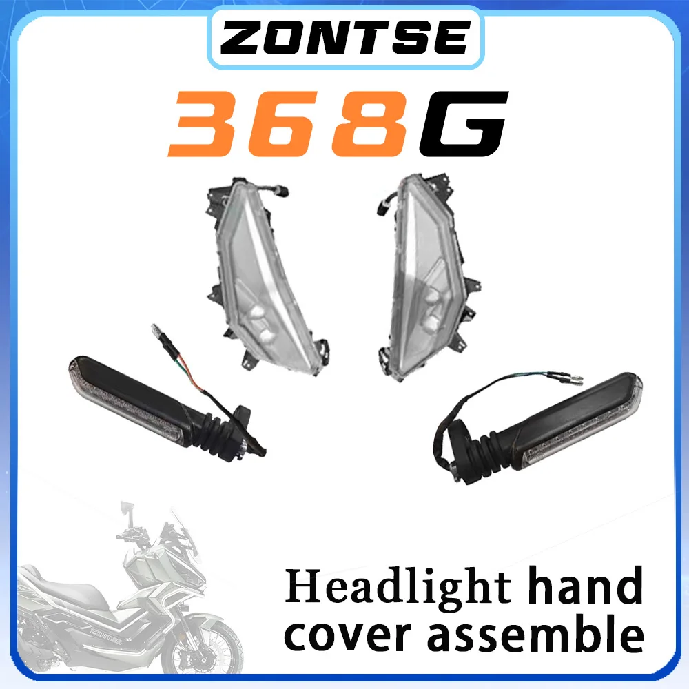 

Left and right side inner lining panels turn signals ZONTES 368G headlights headlight trim cover assembly 368g