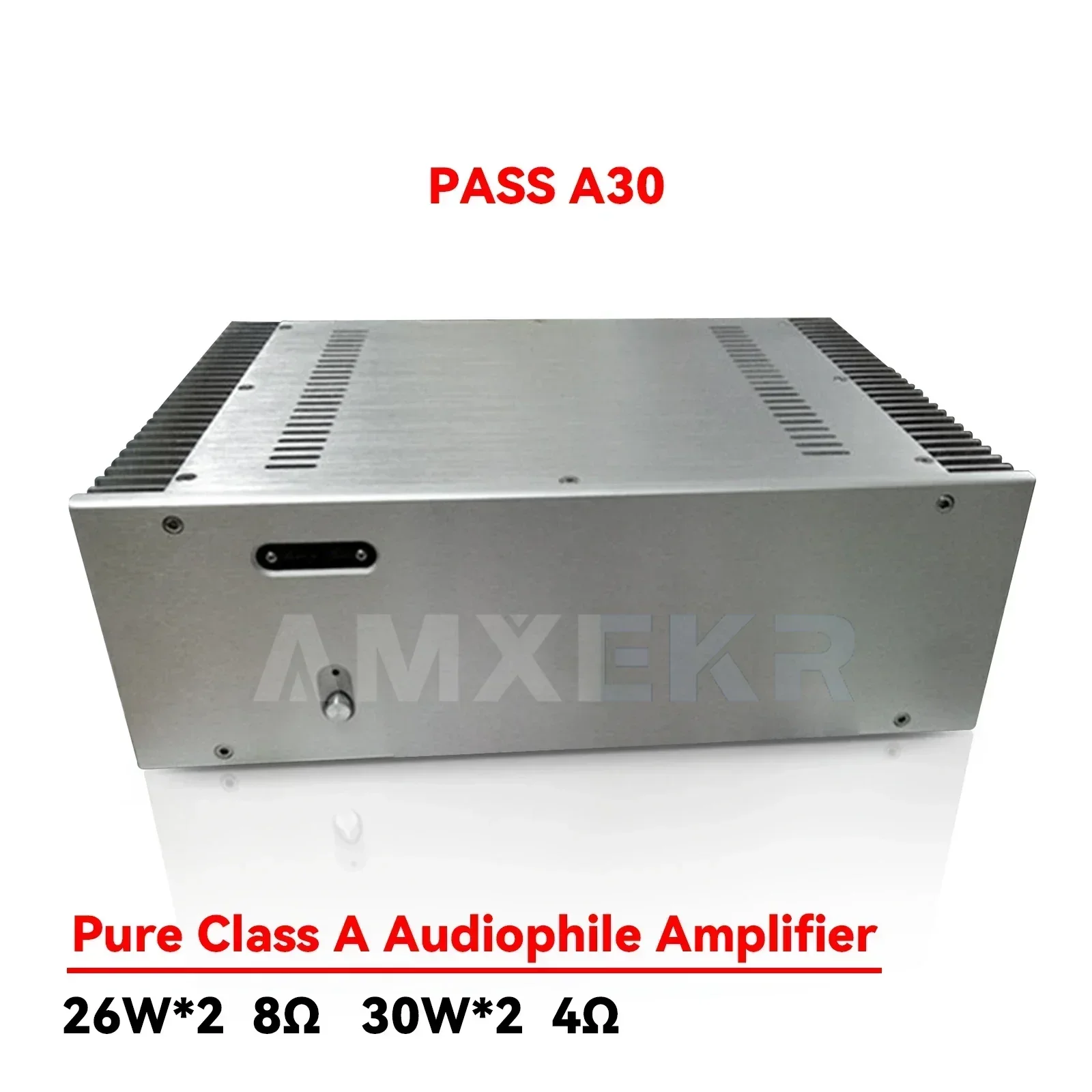 AMXEKR 30w*2 Reference PASS A30 Class A Power Amplifier FET Sound Beautiful and Stable HIFI 2-channel Power Amplifier Audio