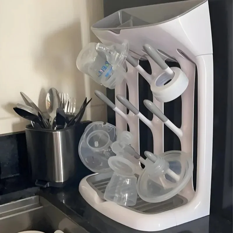 Baby Bottle Drain Rack Drying Rack Baby Bottle Drying and Draining Stand Baby Bottle Box Storage Box Storage Rack Home Storage