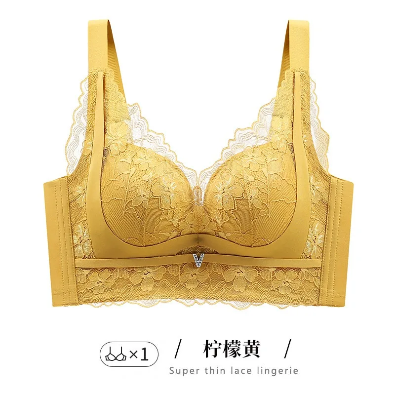 Sujetador Push Up Mujer Primavera Verano Realza Busto Anticaída Control Grasa Lateral Cómodo Tallas 32-40 ABCD Copa Diaria Bra