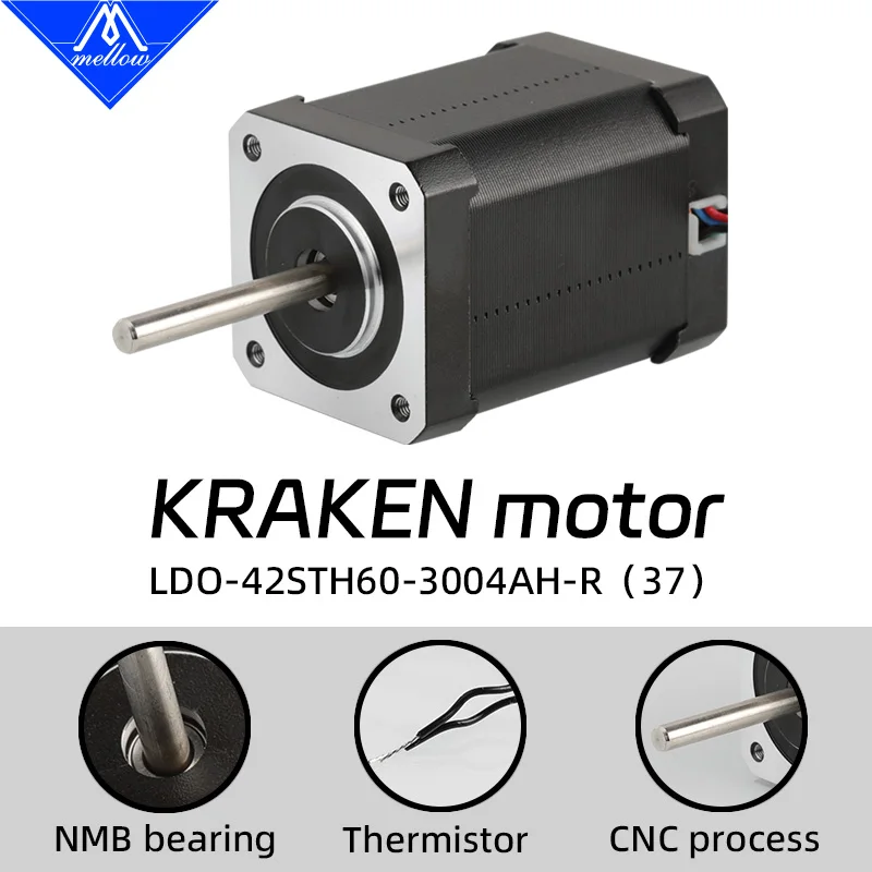 Kraken High Torque NEMA 17 Stepper Motor V2 D3vil Design |104GT-2 For K1  K1C K1 Max, Voron VzBot 3D Printers(Round Shaft) - AliExpress 7