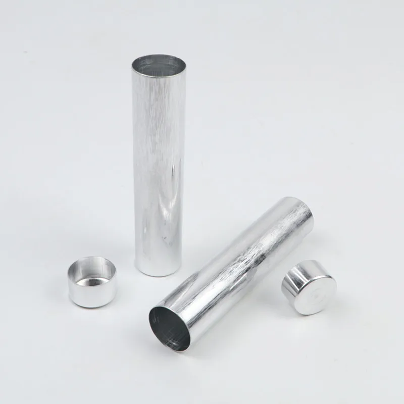 Tubo de aluminio vacío para odontología, cartuchos de aluminio con diámetro de 22mm, 100 piezas, Material de Valplast