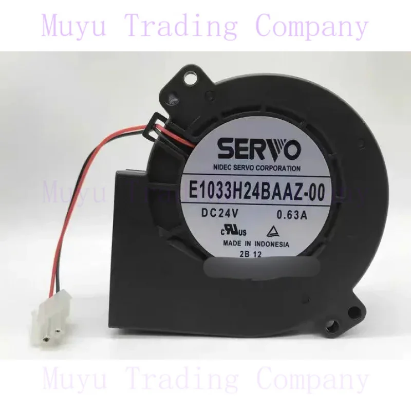 FOR Servo E1033H24BAAZ-00 DC 24V 0.63A 97x97x33mm 2-Wire Server Cooling Fan