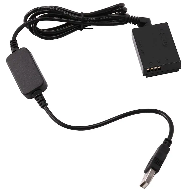 ABDE-2X 5V 2A ACKE12 ACK-E12 USB Power Cord Adapter + LP-E12 DR-E12 DC Coupler For Canon EOS M M2 M10 M50 Digital Camera