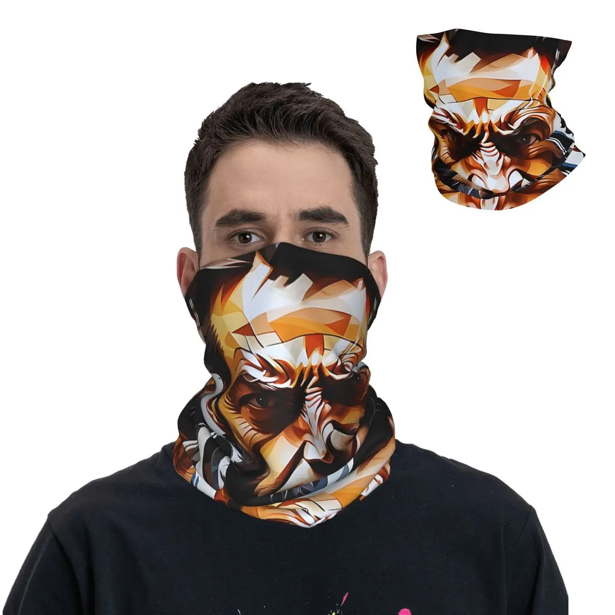 Mutant Wolf Man Disney Marvel Deadpool And Wolverine Bandana Neck Gaiter Printed Motorcycle Motocross Face Scarf Hiking Unisex