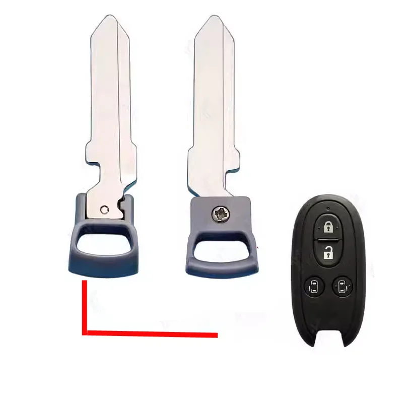 Запасная аварийная вставка Smart Key Blade для Suzuki SX4 Vitara Swift JIMNY Antelope Auto Smart Card Дистанционный Ключ заготовка