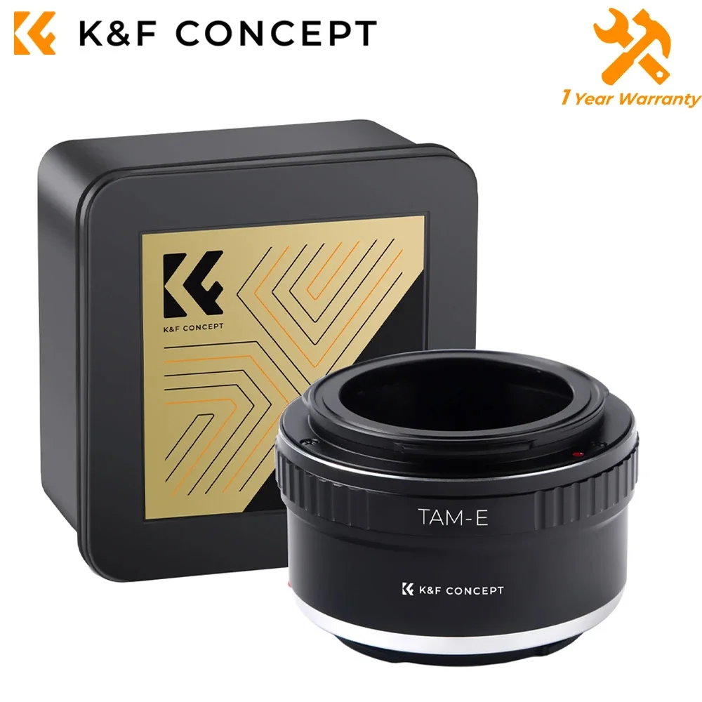 K&F CONCEPT High-Precision Lensadapter voor Tamron Adaptall 2 AD2 Lens voor Sony E Mount NEX Adapter NEX-5 7 A7 A7R A7S II