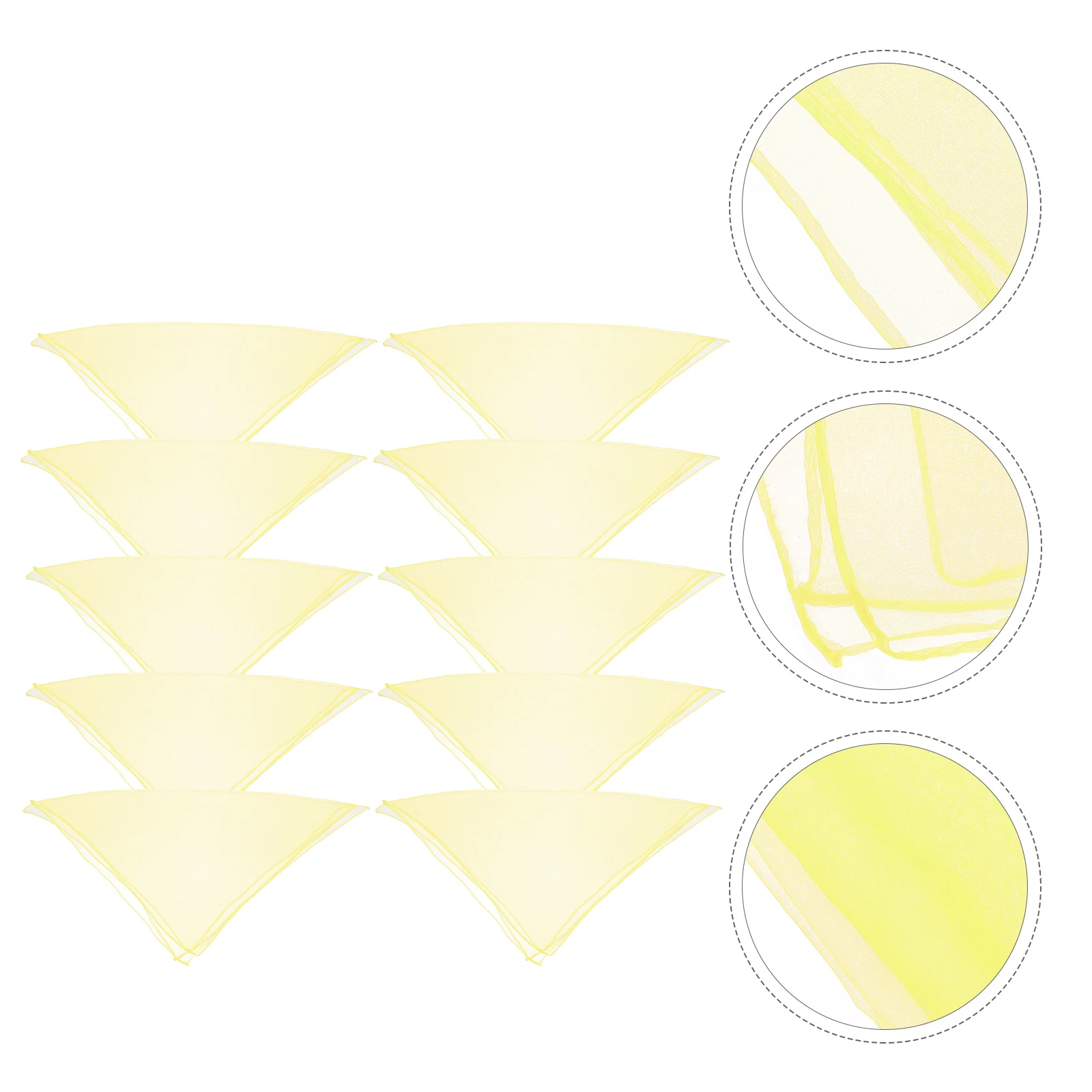 

10pcs Solid Color Silk Scarves For Kids Lightweight Square Scarves Dance Performance Veil Chiffon Scarf Neck Accessories Pure