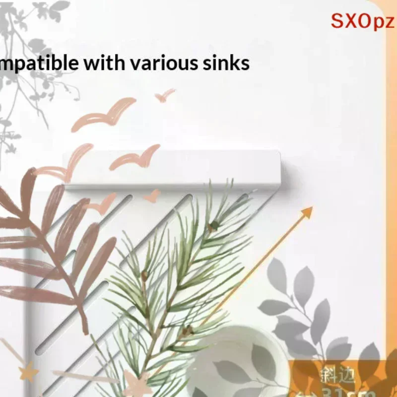 Carbon Steel Sink Corner Rack Anti-rust Punch-free: Drain Shelf Hollowed Space Saving Laundry 1PC