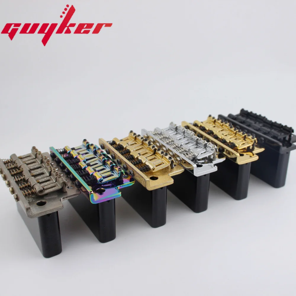 GUYKER Tremolo Bridge Vintage Bent Steel Saddles For ST Electric Guitar Available In Six Colors