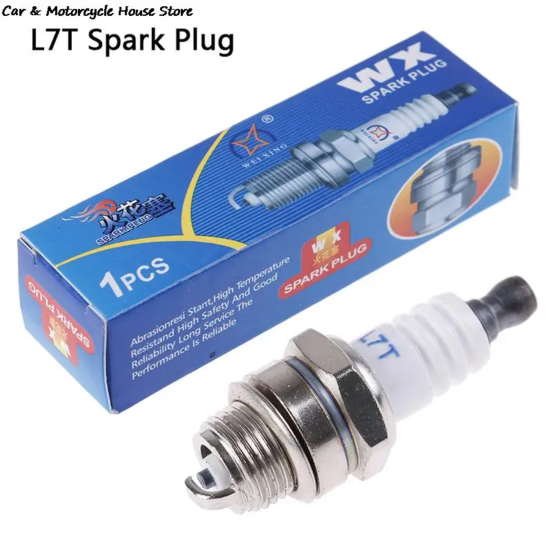 1 PC Chainsaw Lawn Mowers Spark Plug Garden Lawnmower Spark Plug Engine Accessories for 152 Gasoline Engines Replacement Parts