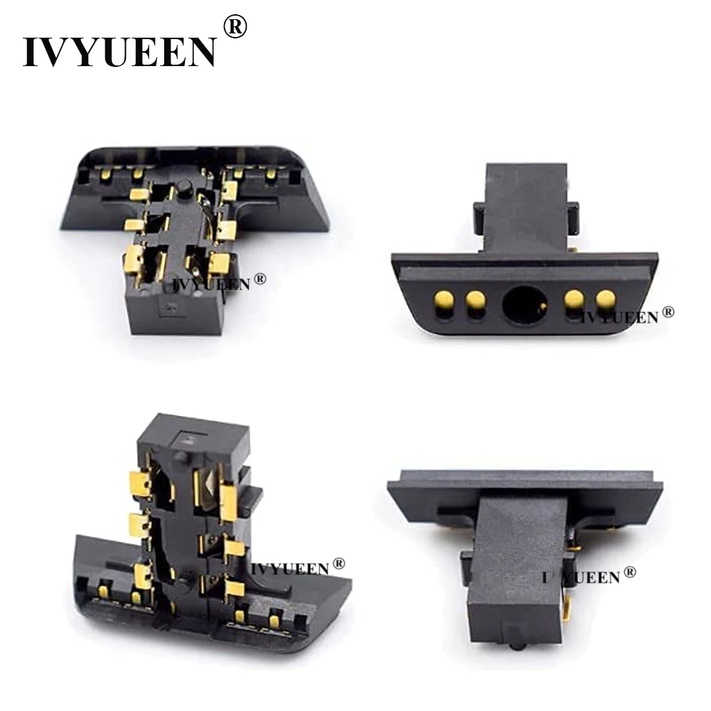 IVYUEEN 2 PCS สำหรับ DualSense 5 PS5ปลั๊กหูฟังพอร์ตหูฟังแจ็ค Connector ชาร์จแท่นชาร์จพอร์ตซ่อมส่วน