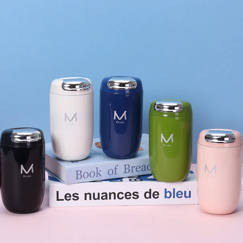 Bouteille Thermos en acier inoxydable 316 360 ML rétro brillant oeuf d'oie tasse à café tasse d'isolation sous vide flacons sous vide de poche portables
