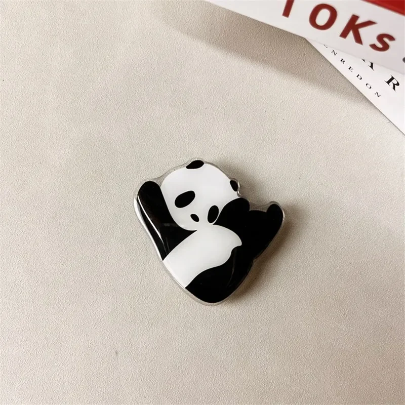 Cute Panda Animal Expandable Mobile Phone Holder Stand Korean Foldable Grip Tok Socket Finger Ring Bracket Accessories