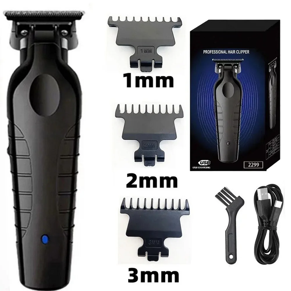 Zero blade Hair Trimmer Professional Beard Trimmer For Men Electric Clipper Rechargeable Hair Cutting Machine Barber Shop