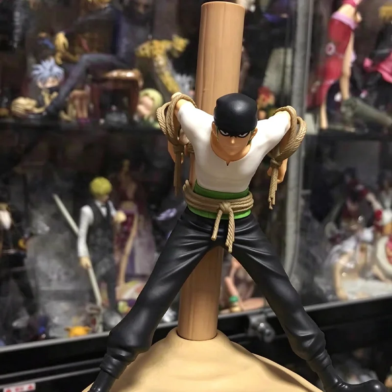 In stock Genuine Banpresto Figlife One Piece Roronoa Zoro Figurine Cool Hot Brand New unopened Model toy Desktop ornament Gift