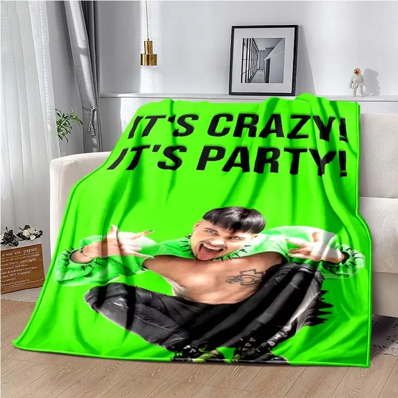 

Käärijä Cha Cha Cha Finland Kaarija Blanket for Sofa Bed Car Bedroom,Music Throw Blanket,Decke,couverture,одеяло,frazada,viltti