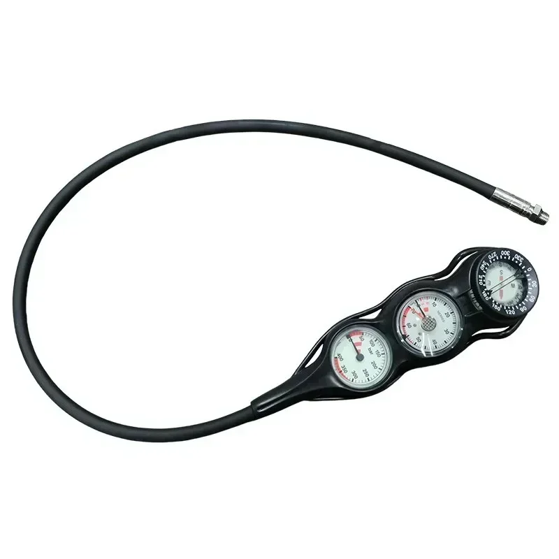 In stock  Submersible Scuba Diving Console Compass Depth Triplet Pressure Gauge for Underwater Equipment