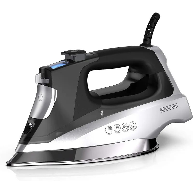 Professional Steam Iron, D3060, 30% More Steam, Percison Tip, Stianless Steel Soleplate, Vertical Steam Fuction