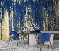 beibehang custom Geometric cyan blue background Photo Murals wallpapers Living Room Bedroom 3D wall paper Home Decor stickers