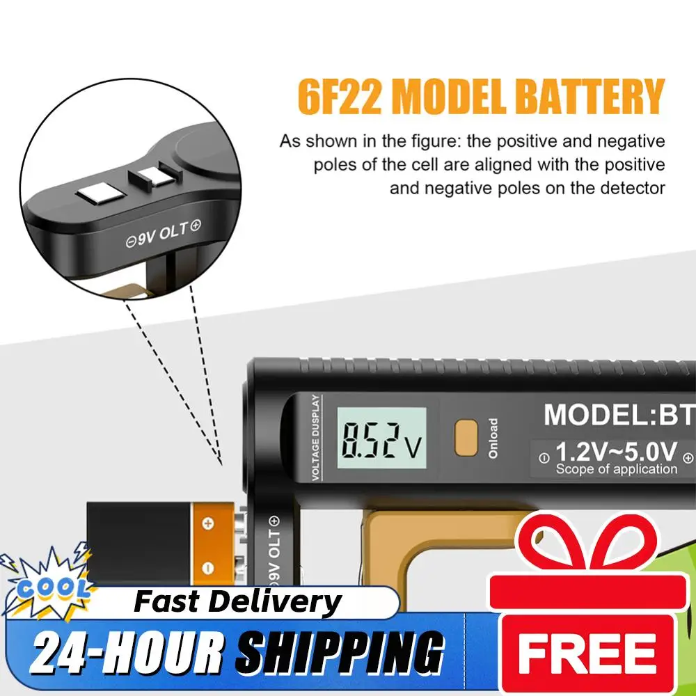 Lcd Digital Battery…