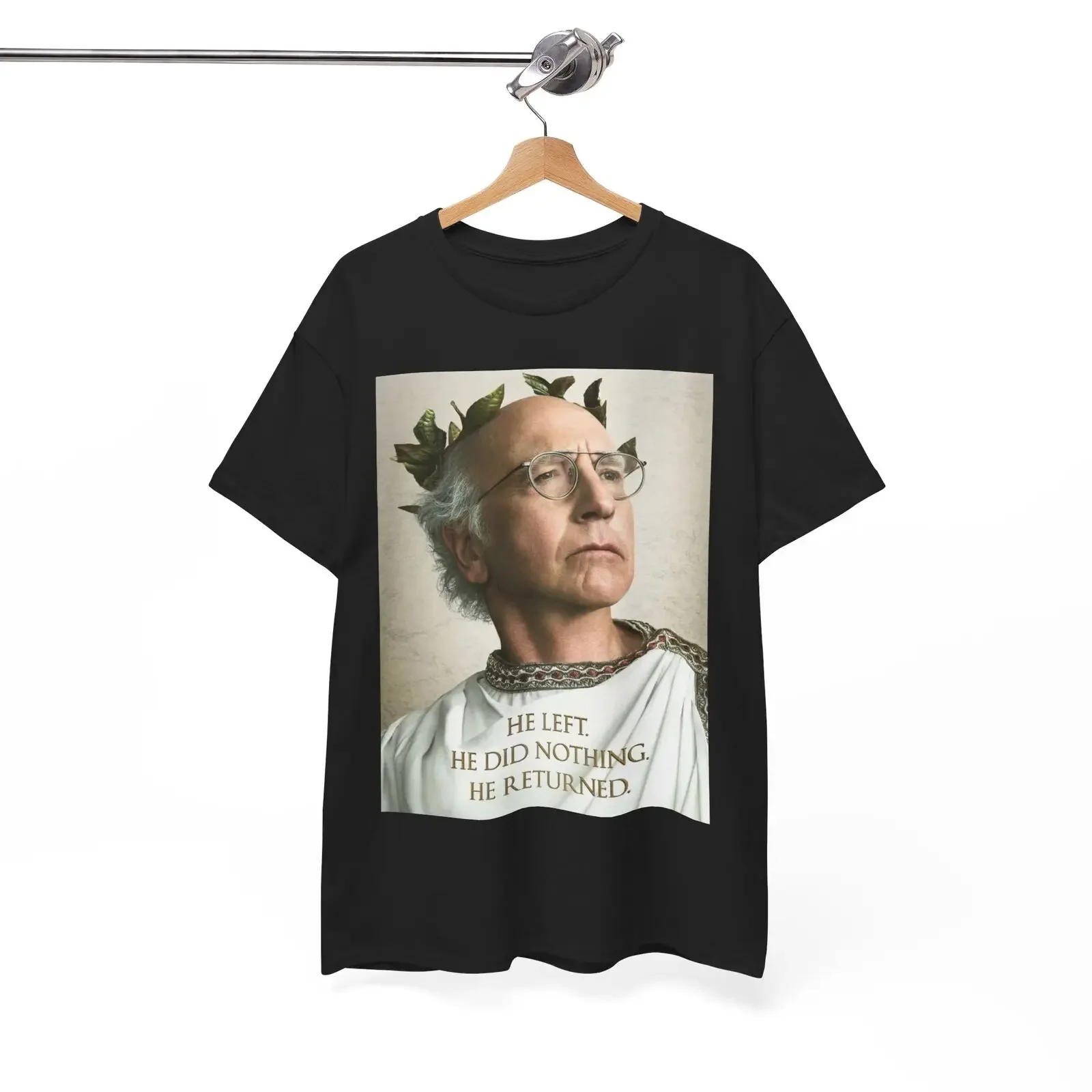 Larry David T shirt Curb Your Enthusiasm Comedy Unisex Heavy Cotton Tee Seinfeld