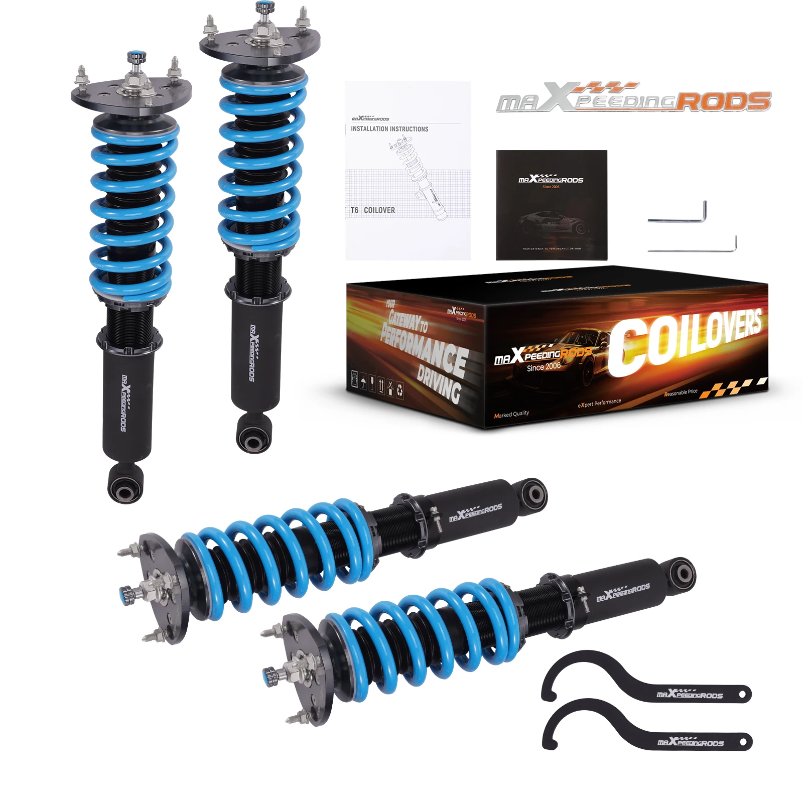 Coilovers 24-Way Damper Suspension Kit for Toyota Chaser RWD JZX100/JZX90 92-00