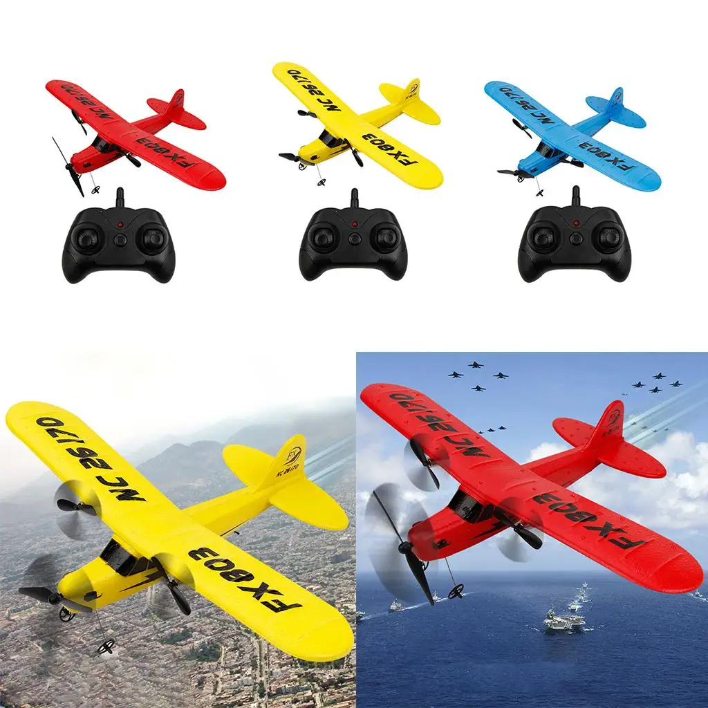 Scale Aircraft Foam RC Glider Fixed Wing Aerodone Toy Airplane Model Kit Plane for Kids and Adults