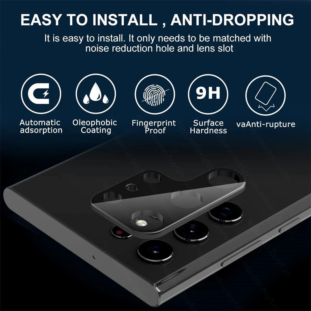 واقي كاميرا منحني ثلاثي الأبعاد لهاتف سامسونج S25 Ultra Edge FE S25Ultra S25 + S25FE S 25 5G HD عدسة خلفية من الزجاج المقسى صديق للبيئة #2