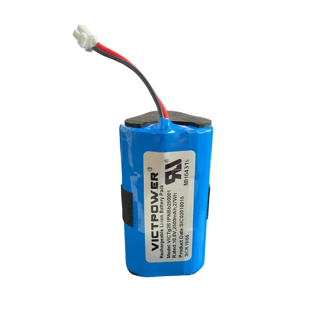 VICTPOWER 12V 3S 18650 Rechargeable Li-ion Battery Pack 2500/3500mAh Triangle 11.1V 10.8V for CCTV RC Drone Massage Gun Speaker