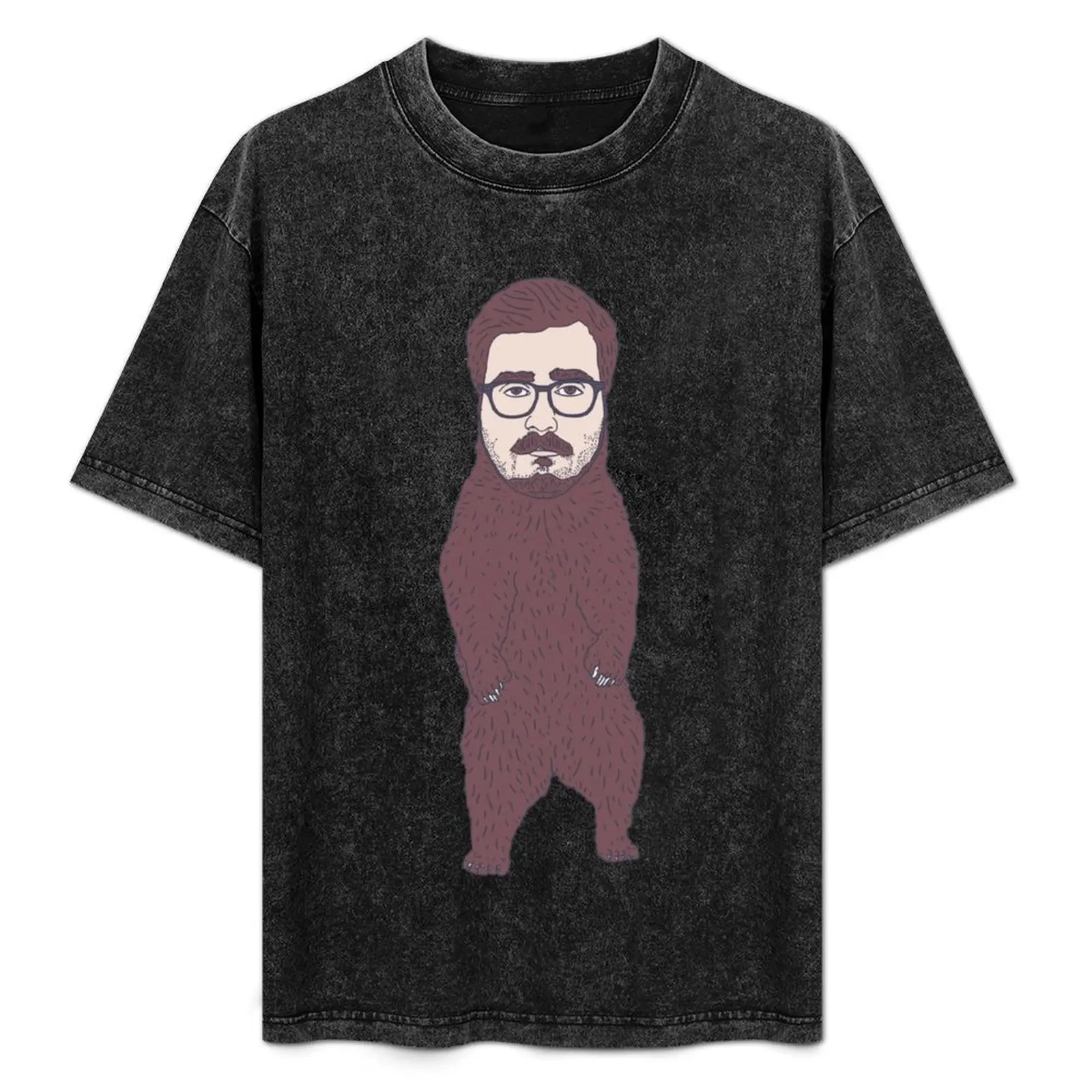 Eddy Burback - Bear Man - Canny Valley T-Shirt anime t shirts sublime shirts graphic tee blacks mens graphic t-shirts