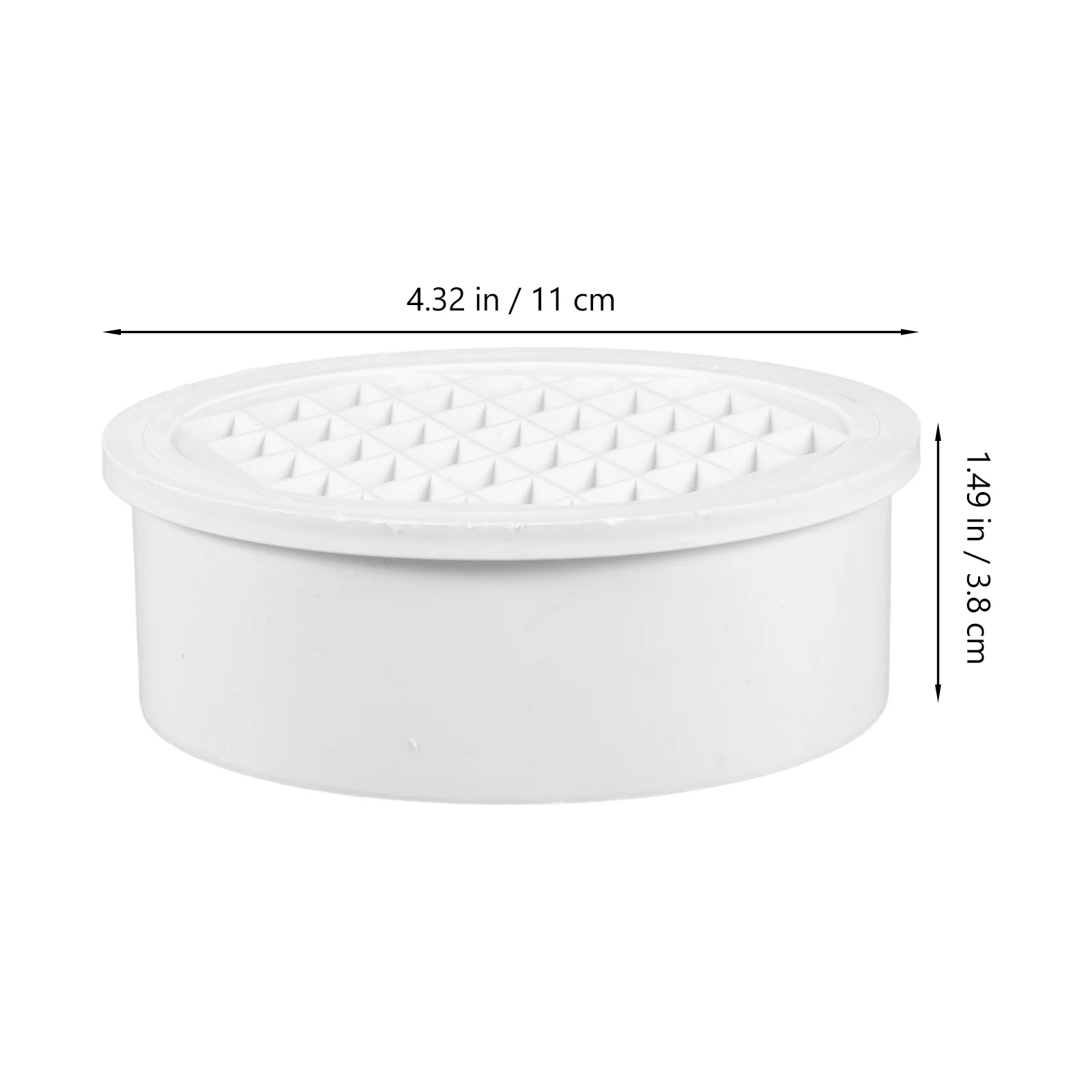 6pcs Floor Cover Plastic Drain Filter For Shower Bathroom Balcony Outdoor Sewer Anti-Blocking Filter Round Pipe Cover Drain