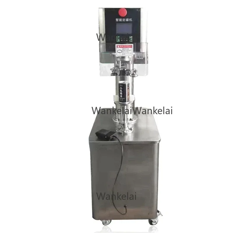 Industrial Automatic Tin Cans Sealing Machine Plastic Tinplate Paper Can Capping Machines Iron Can Sealer Capper Commercial Hot