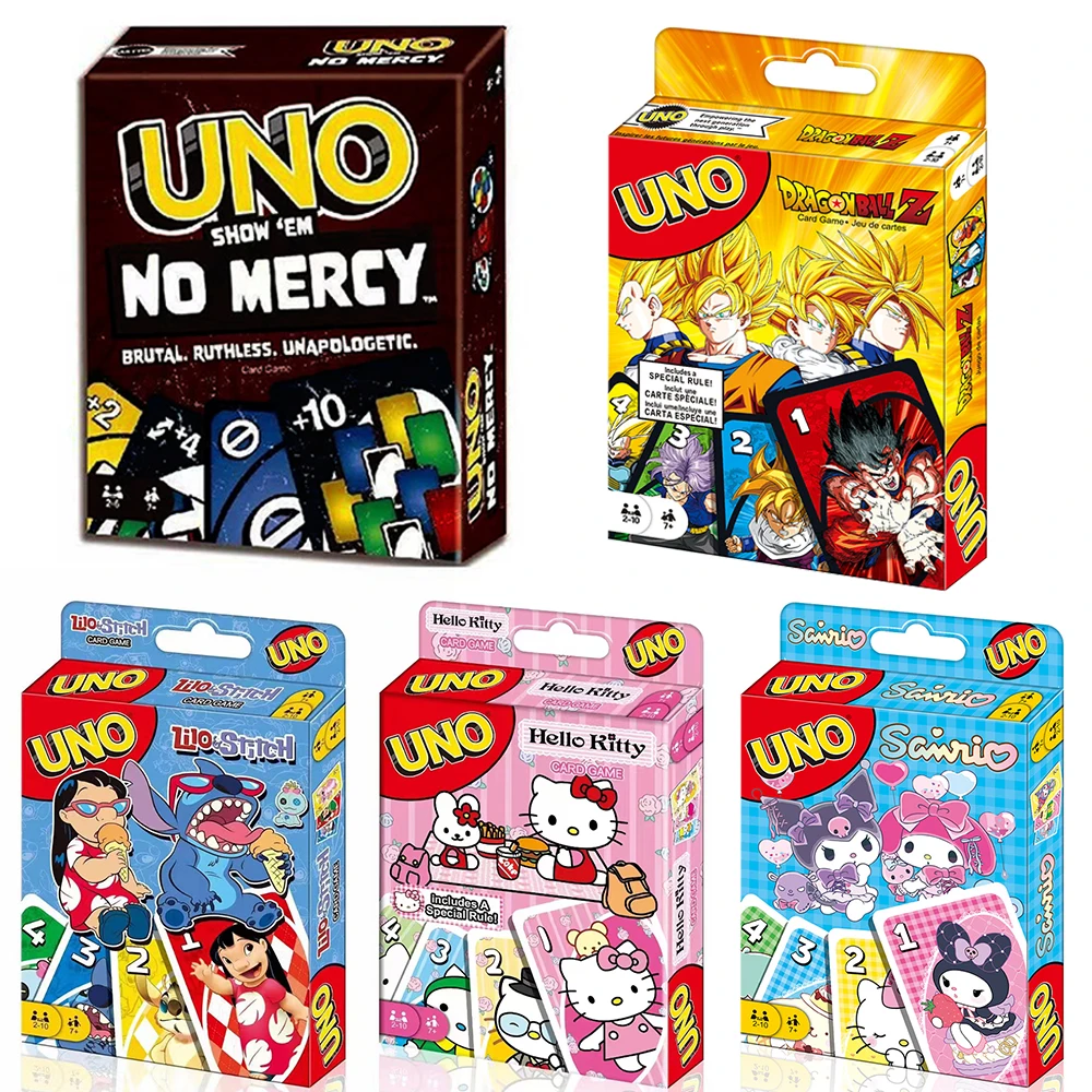 Newest Uno No mercy Game Board Games UNO Cards Table Family Party Entertainment UNO Games Card Toys Children Birthday Christmas