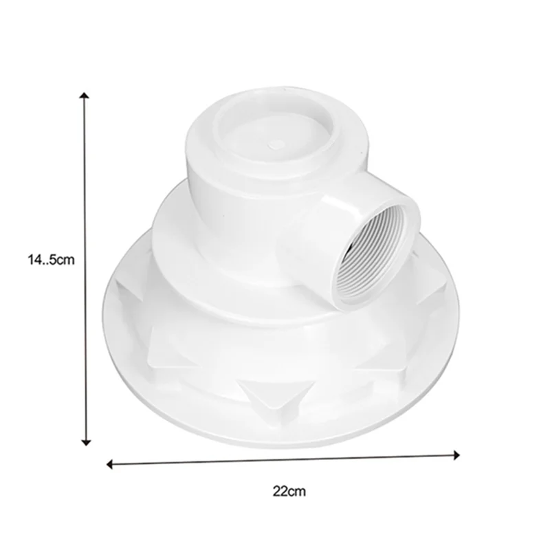 Hoofdafvoerafdekking voor zwembaden, ABS Hoofdafvoer voor zwembaden 2 inch inlaatafvoer, onderdelen voor zwembadapparatuur