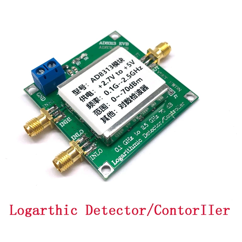 0,1 GHz bis 2,5 GHz 70 dB HF-Signal leistungs messer Logarith mischer Detektor ad8313 5V Controller Relais