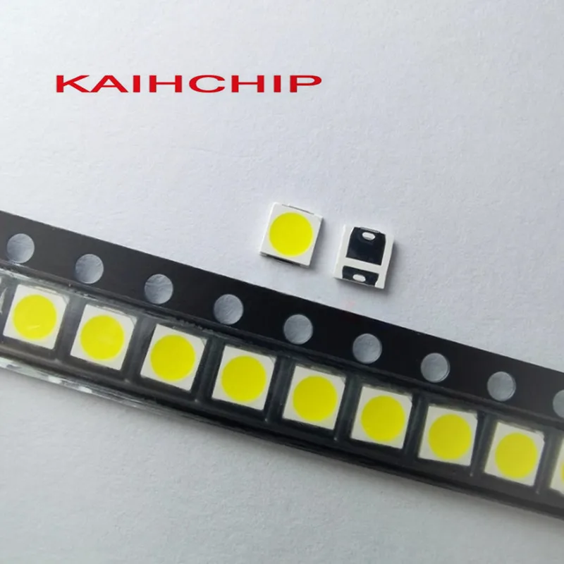 100-1000PCS 3030 Neutral White LED 1.5W 9V ultra bright white LED  beads for lighting