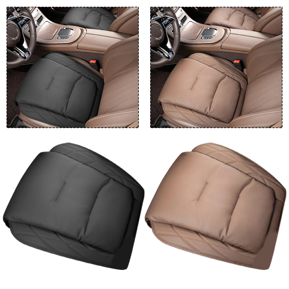 

Car Seat Cushion 65*48*3cm Nappa Leather Car Main Driver Seat Leather Cushion For BMW For Mercedes For Benz Seat Cover Interior